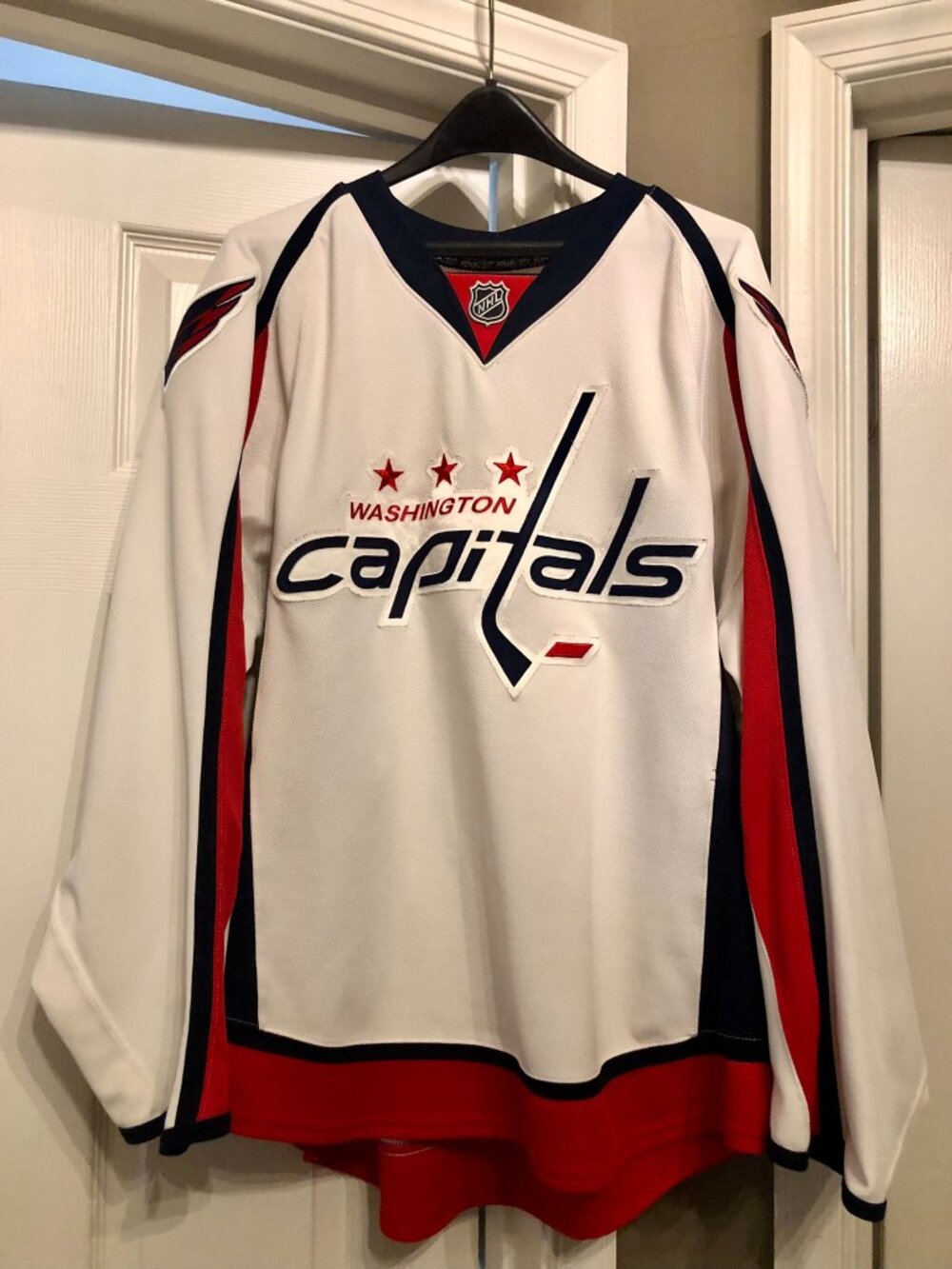 Reebok officially licensed Washington Capitals road premier NHL jersey